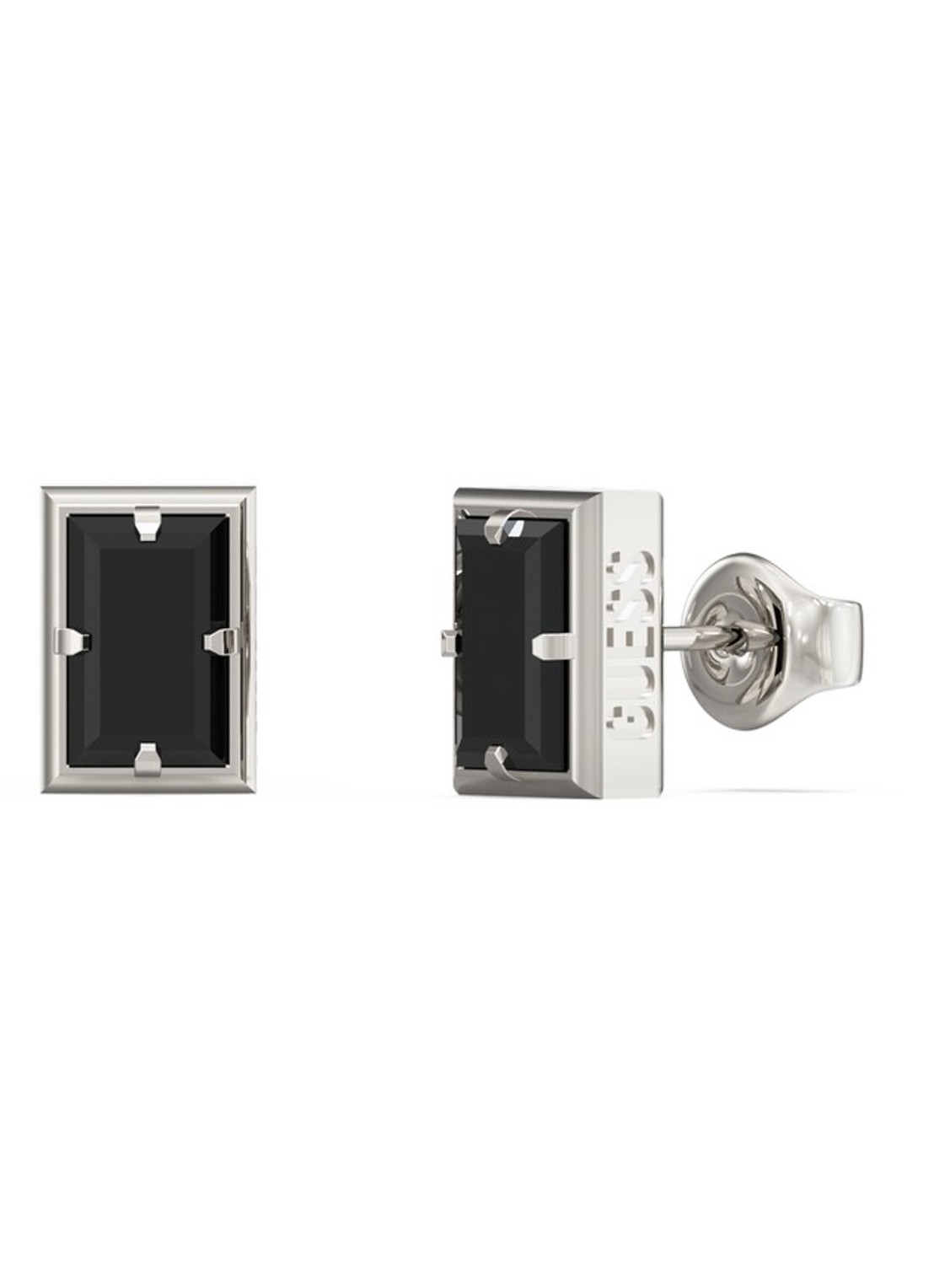 GUESS Oorstekers JUME06076JWSTBKT-U  - voorkant zilver
