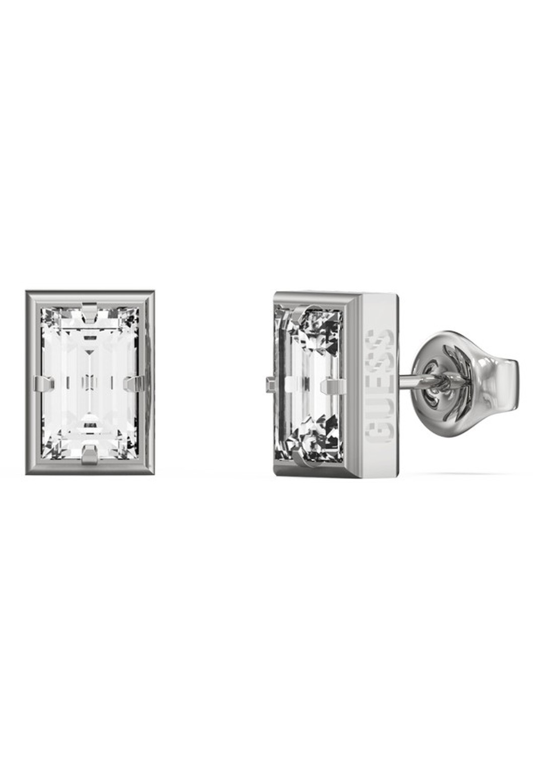 GUESS Oorstekers JUME06076JWSTT-U  - voorkant zilver