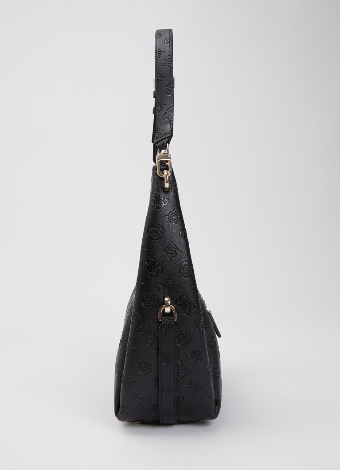 GUESS Phoebe schoudertas met logoprint - detail 5 zwart