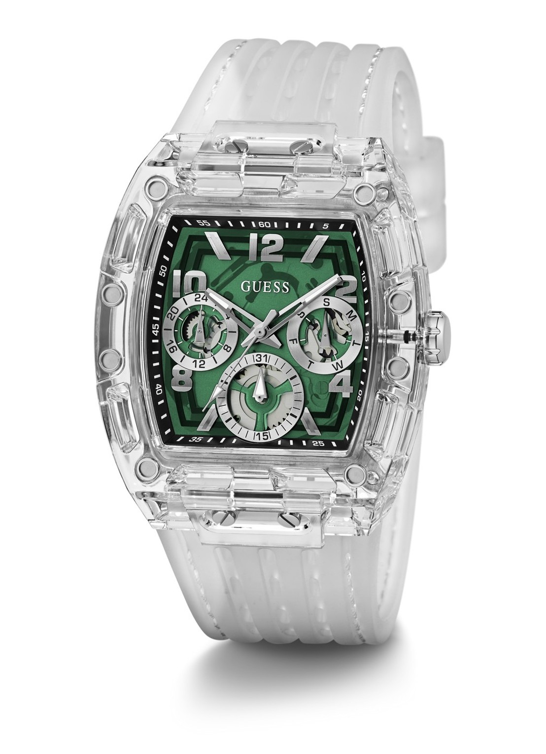 GUESS Phoenix horloge GW0499G8  - detail 5 wit