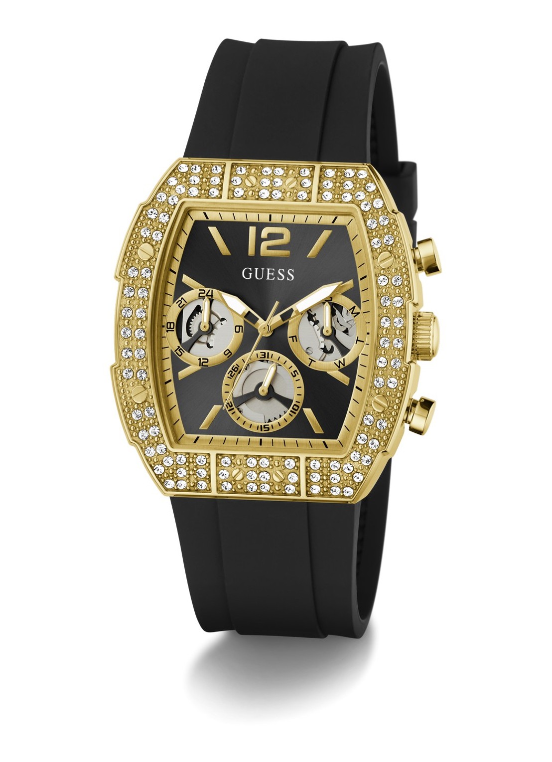 GUESS Phoenix Quantum horloge GW1069G2 - detail 3 goud