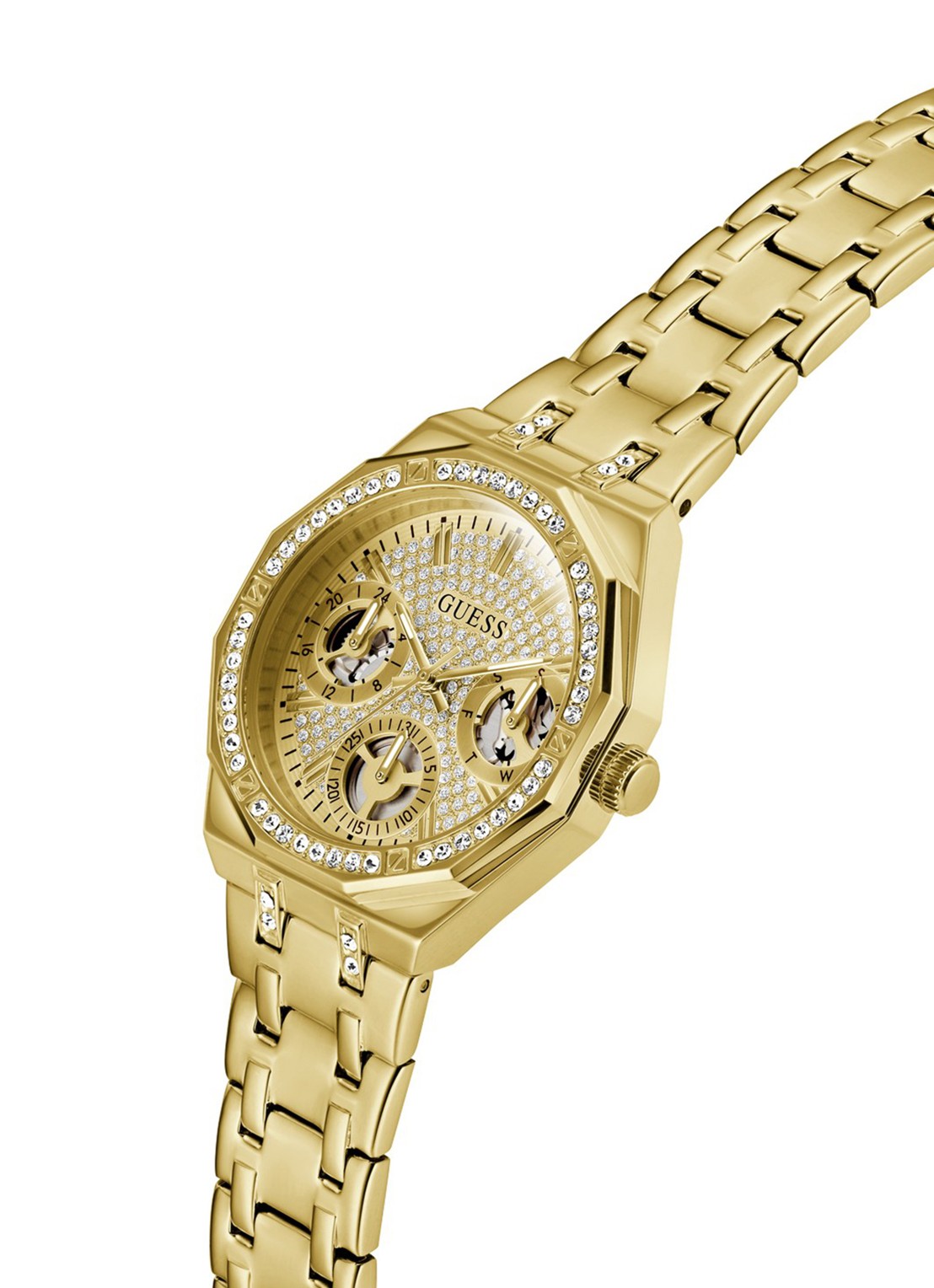 GUESS Quinn horloge GW0988L2 - detail 2 goud