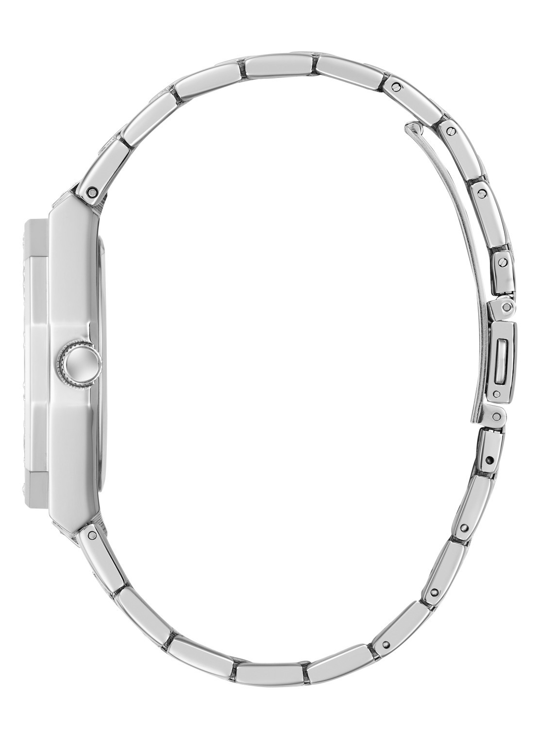 GUESS Quinn horloge GW1009L1 - detail zilver
