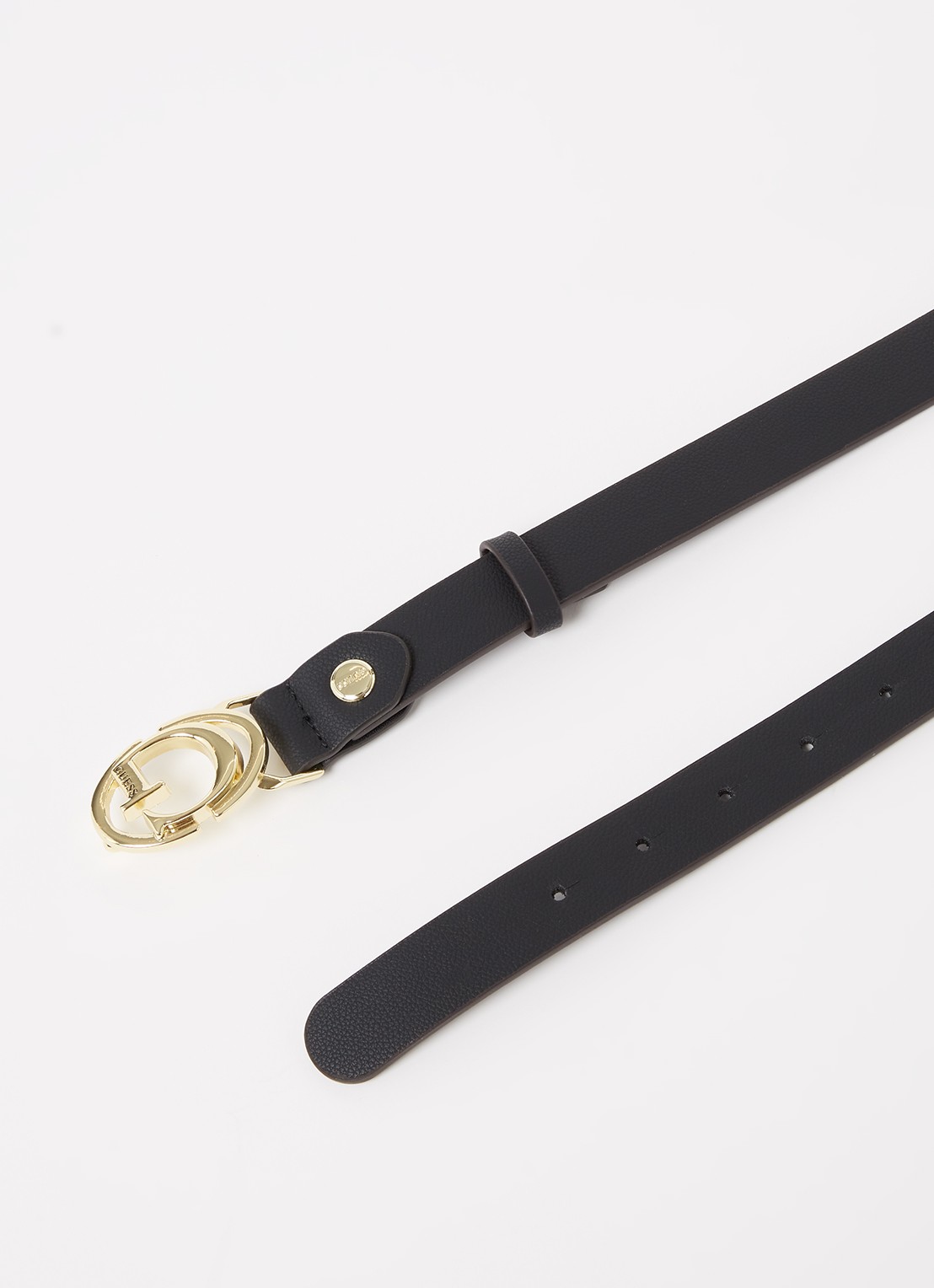 GUESS Riem met logo - detail 2 zwart