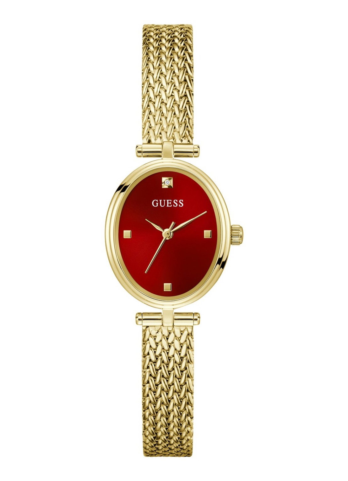 GUESS Ruby horloge GW0935L4 - voorkant 4 goud