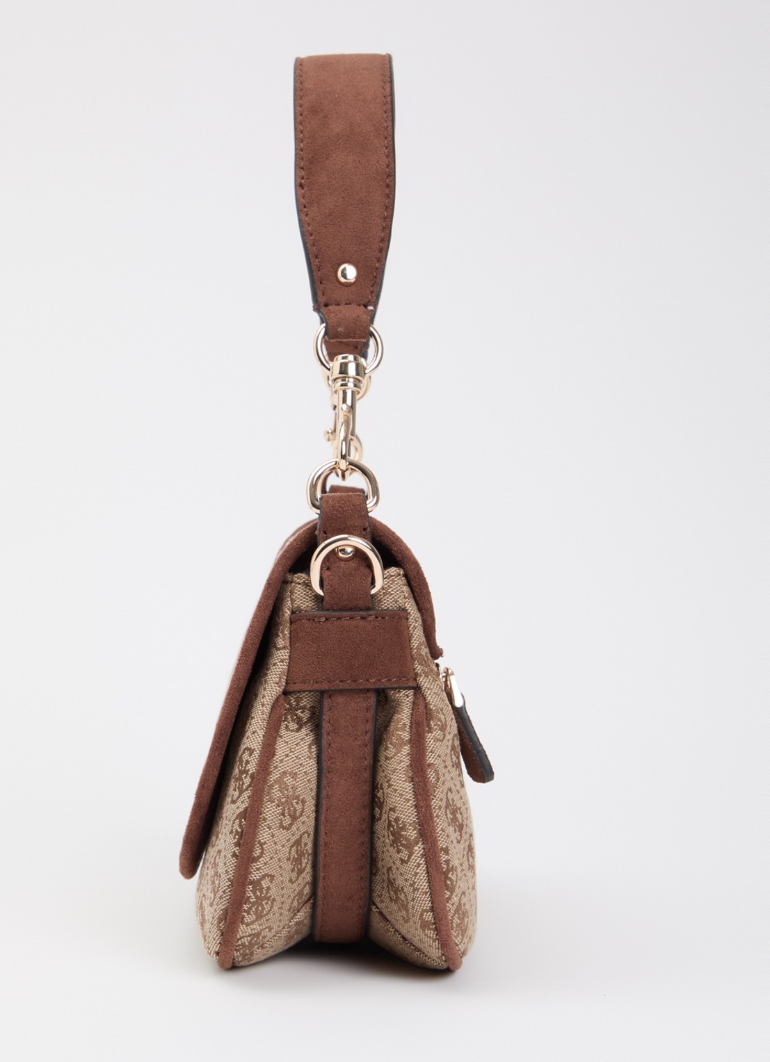 GUESS Samantha crossbodytas met logoprint - detail 2 beige