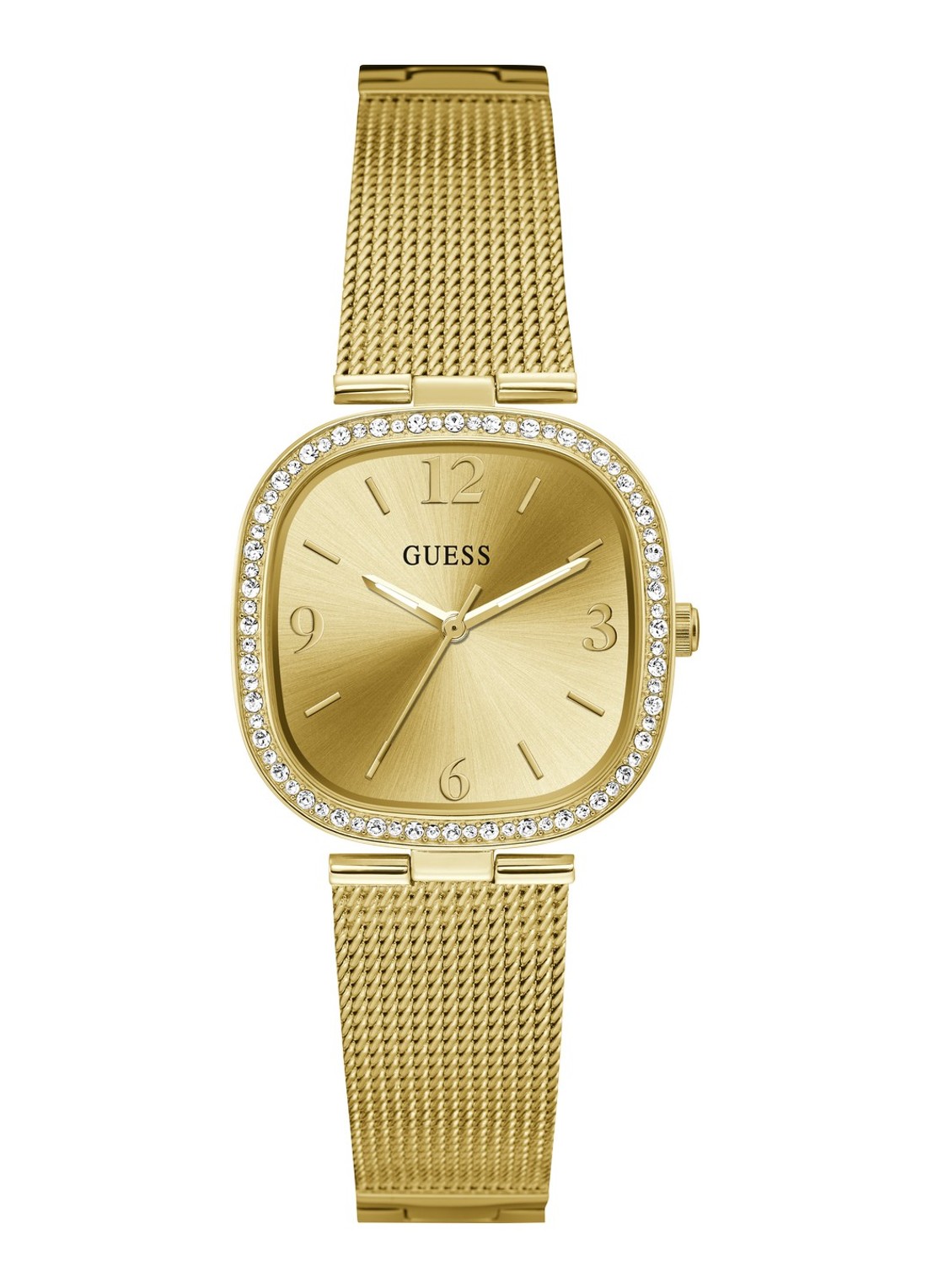 GUESS Tapestry horloge GW0354L2 - voorkant 5 goud