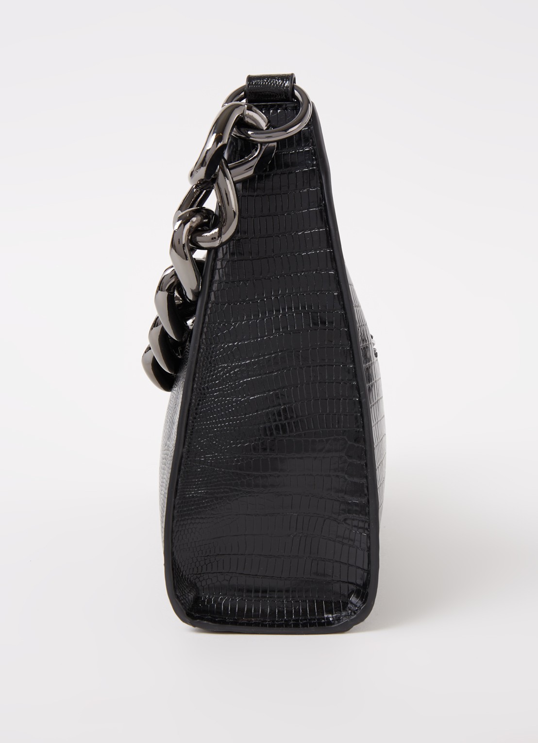 GUESS Tullia handtas met structuur - detail 4 zwart