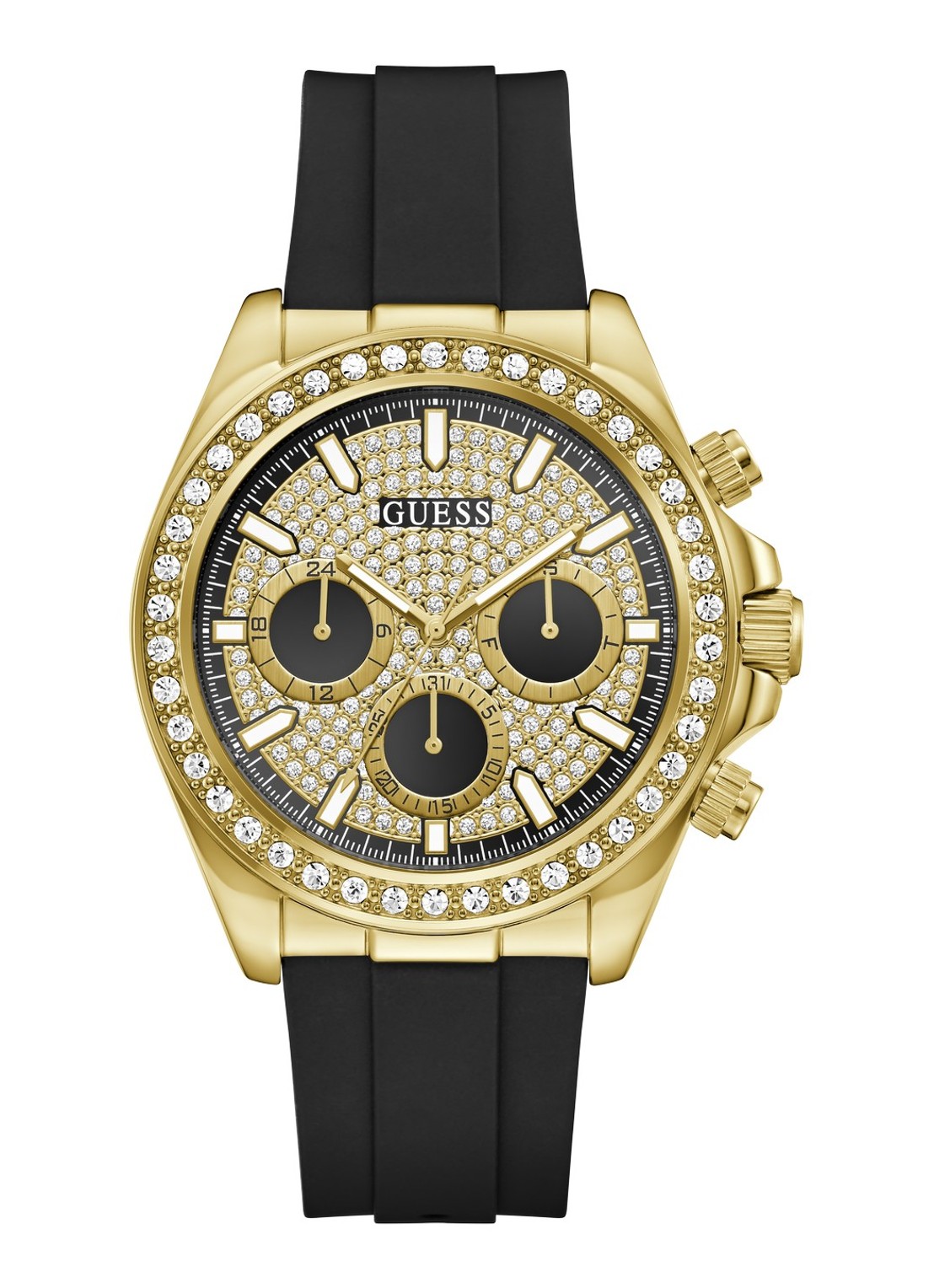 GUESS Victor horloge GW1137G2 - voorkant 2 goud