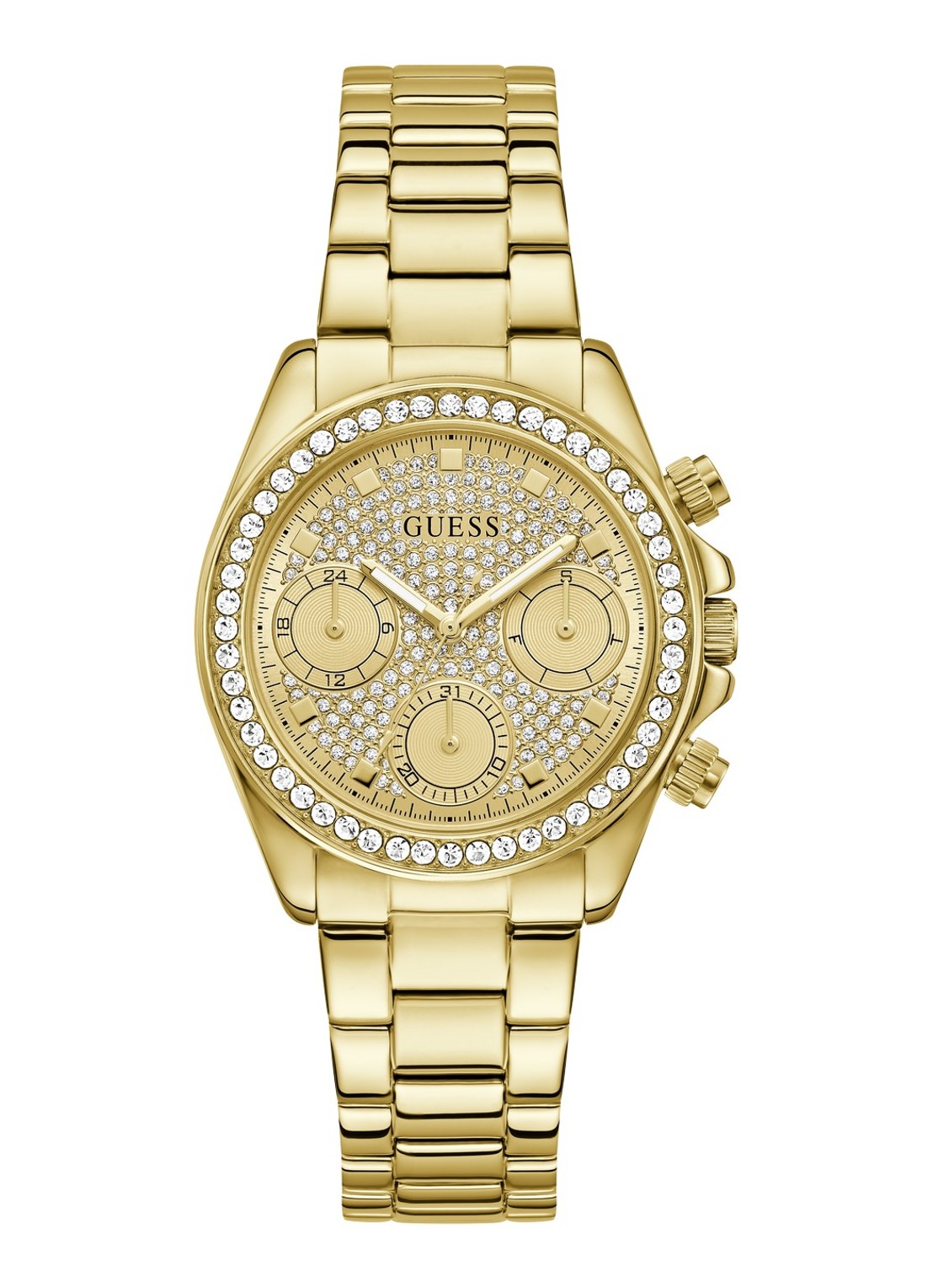 GUESS Victoria horloge GW1037L2 - voorkant 3 goud