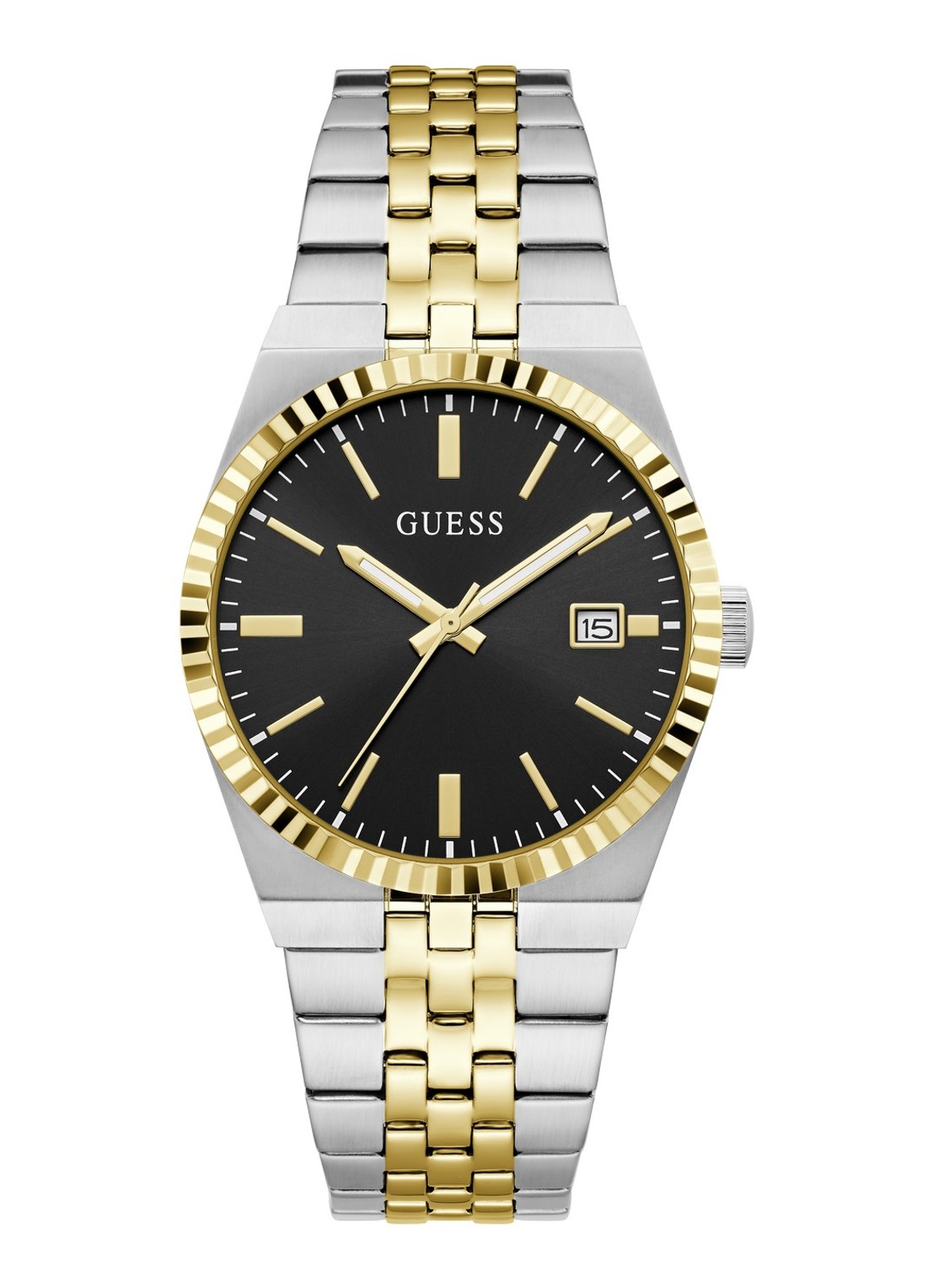GUESS Vincent horloge GW1153G7 - voorkant zilver