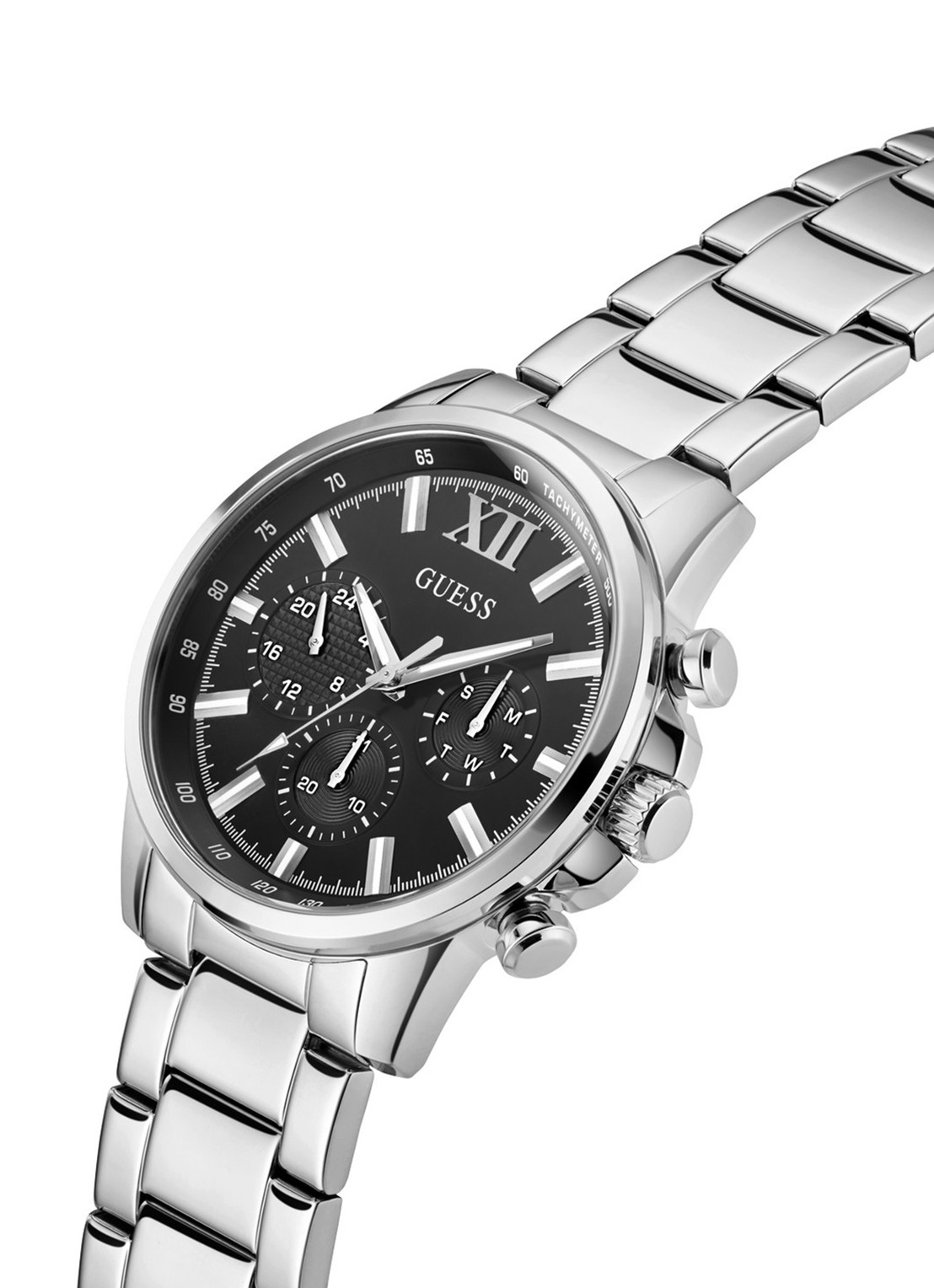 GUESS Walker horloge GW0900G1 - detail 2 zilver