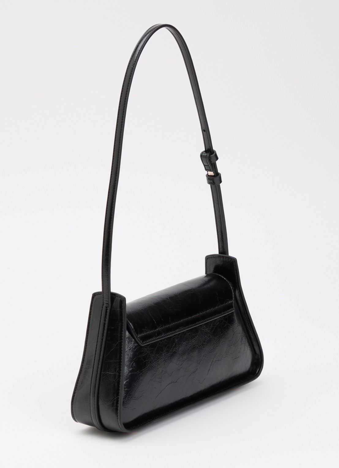 GUESS Xena Flap handtas met logo  - achterkant zwart