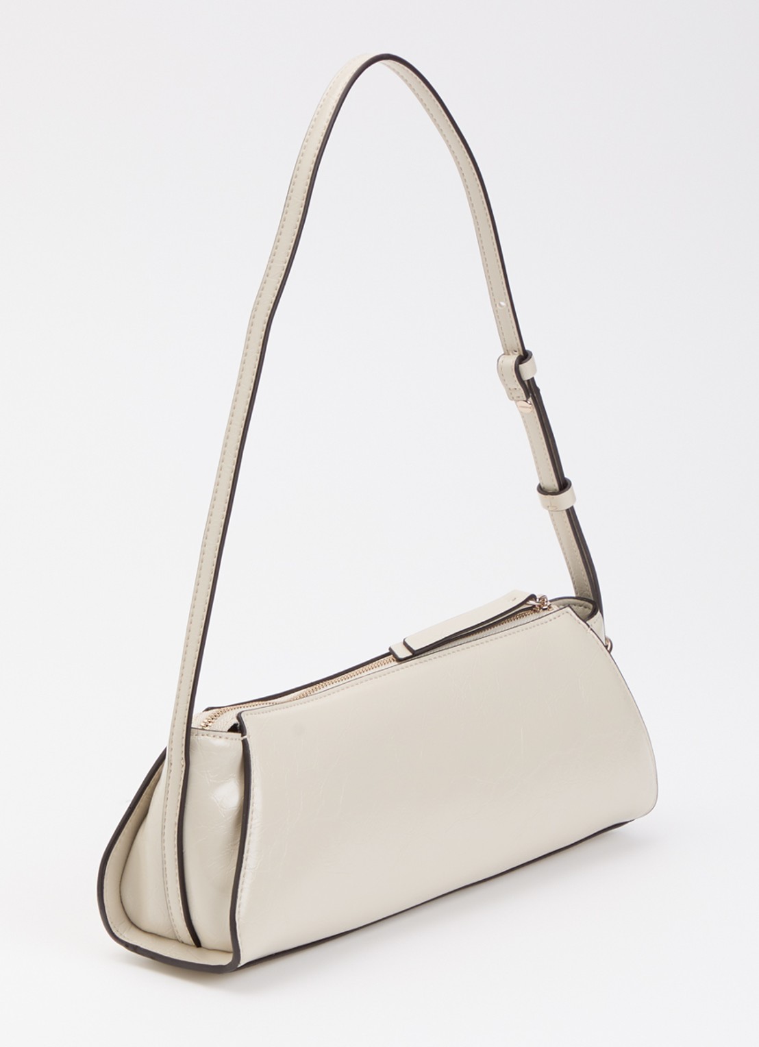 GUESS Xena handtas met logo  - achterkant 5 taupe