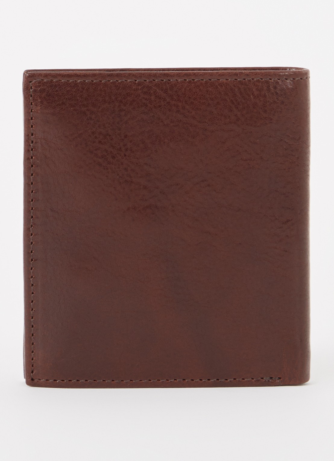 H.J. de Rooy Amsterdam Billfold portemonnee van leer - achterkant 3 bruin