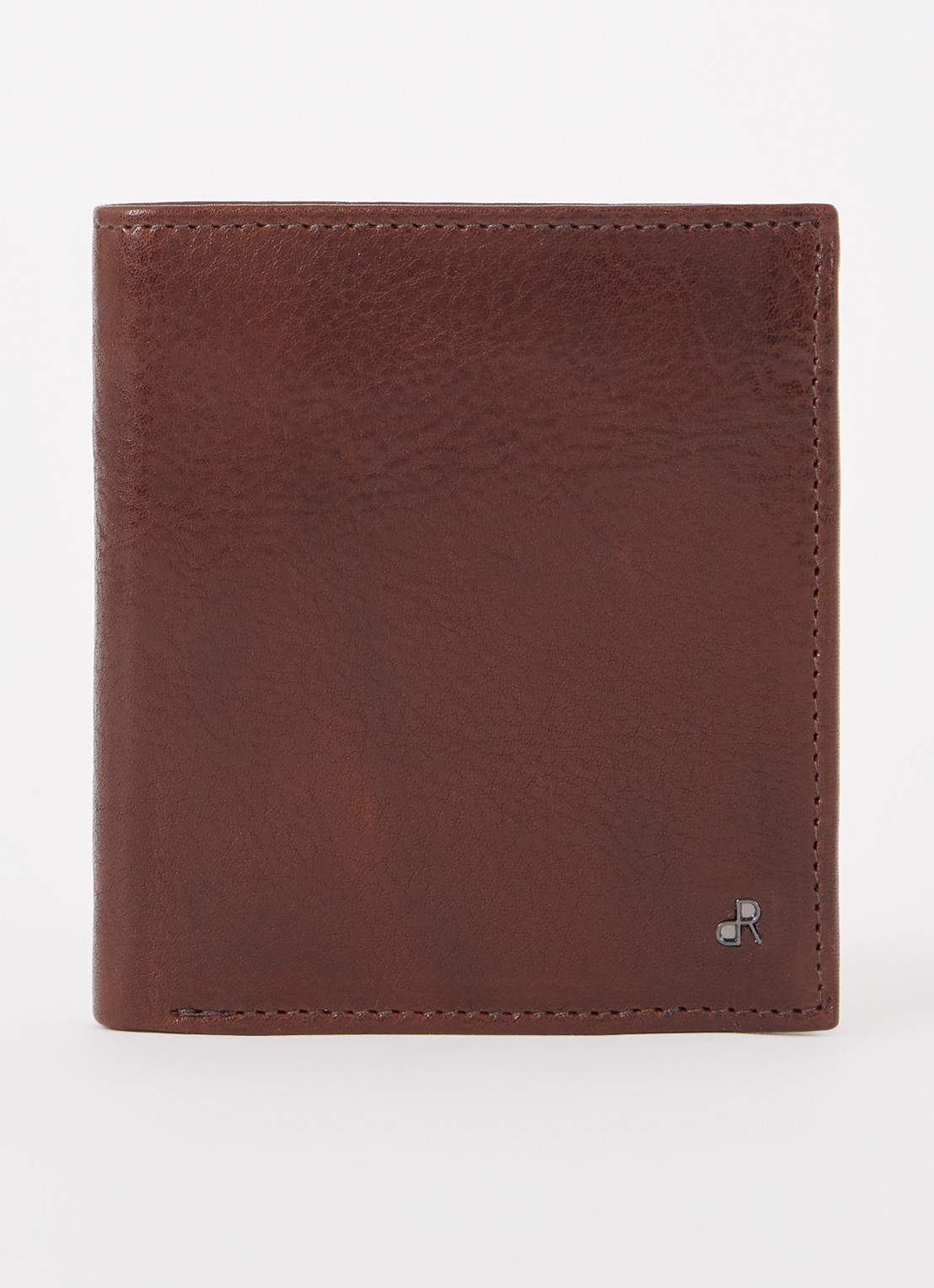 H.J. de Rooy Amsterdam Billfold portemonnee van leer - voorkant bruin