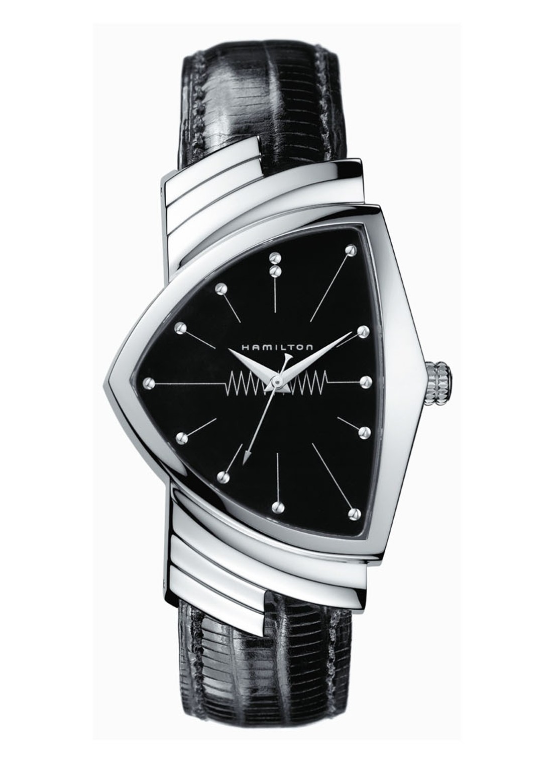 Hamilton Horloge Ventura Gent H24411732 - voorkant zwart