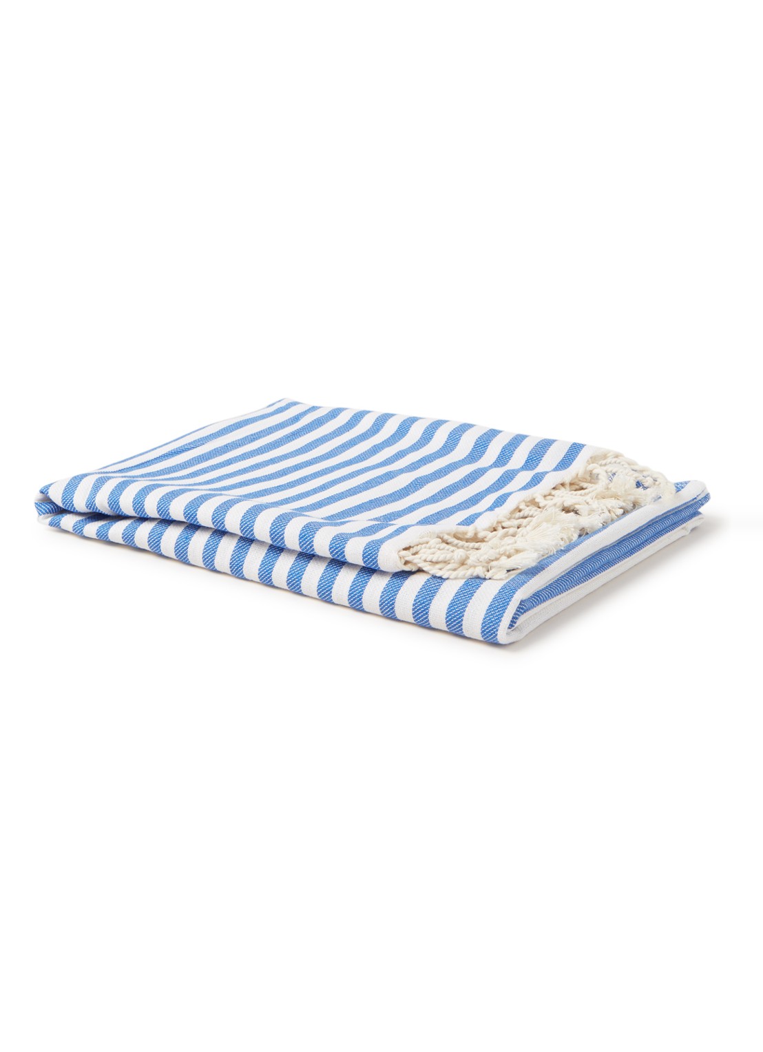 Hammam34 Succulent Love Hammam strandlaken 170 x 90 cm - voorkant blauw