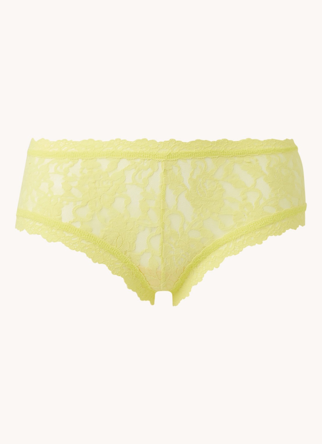 Hanky Panky Hipster van kant - voorkant 2 geel
