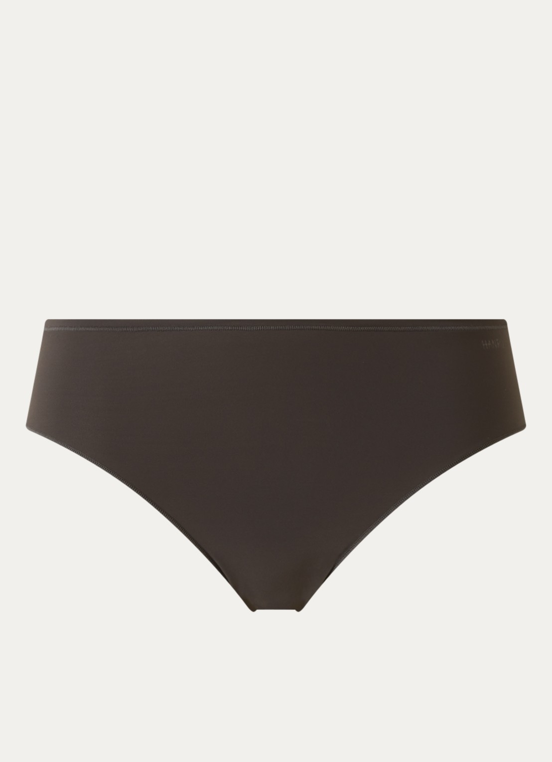 Hanro Allure high waisted slip - voorkant donkerbruin