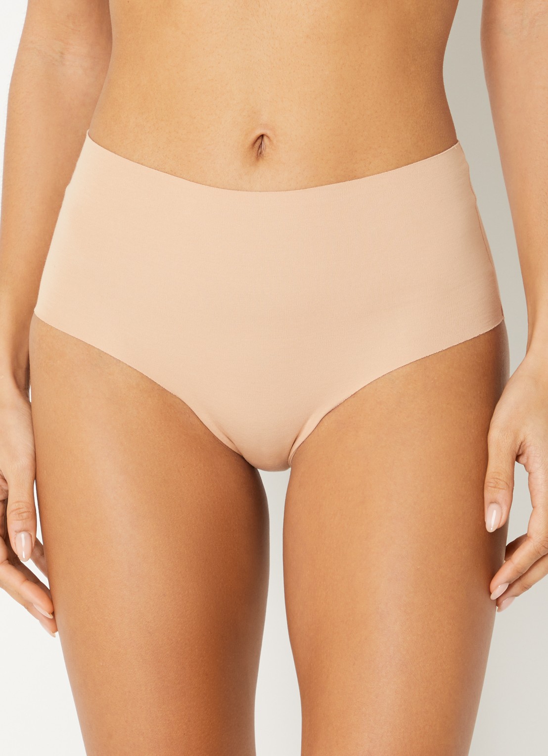 Hanro High waisted naadloze slip - detail 3 beige