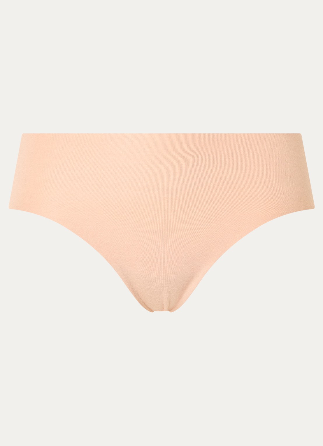 Hanro Invisible Cotton naadloze slip - voorkant 2 beige