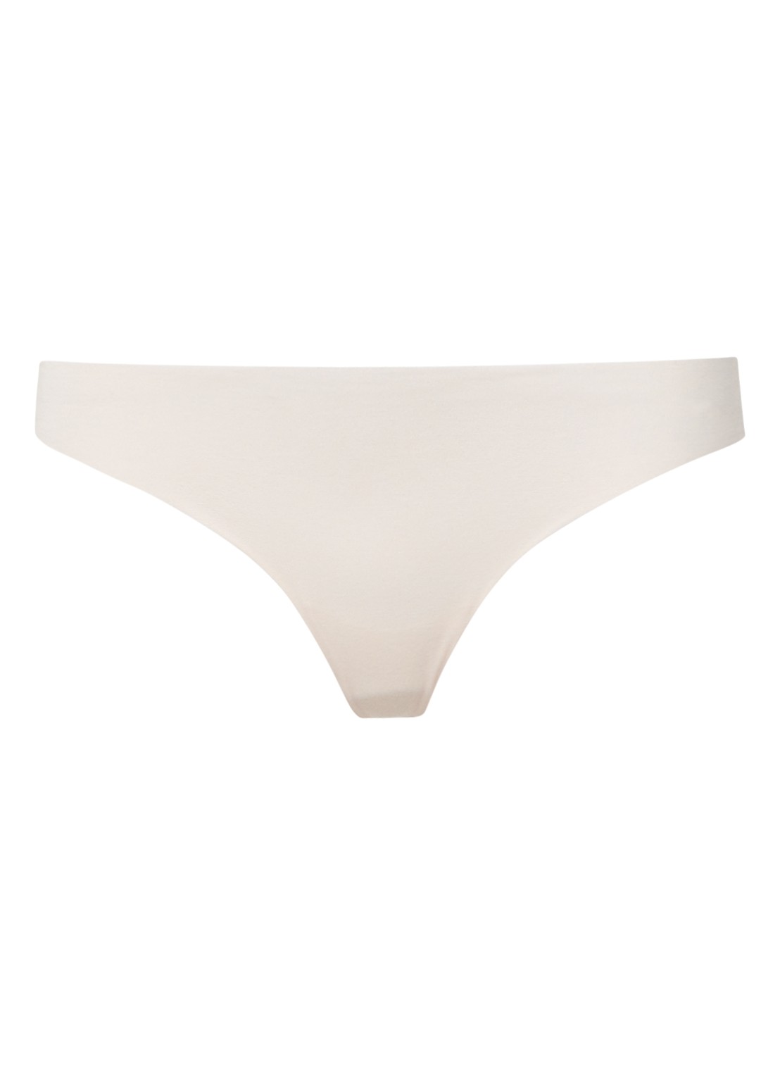 Hanro Invisible Cotton naadloze string - voorkant 3 lichtroze