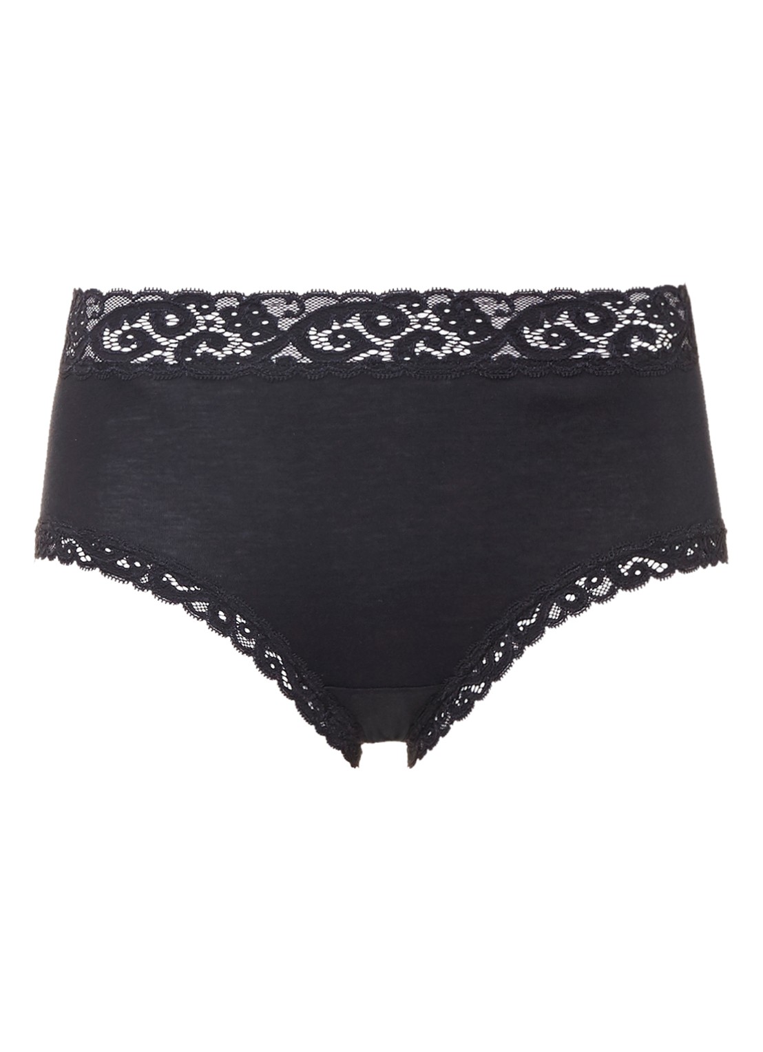 Hanro Moments slip - voorkant 2 zwart