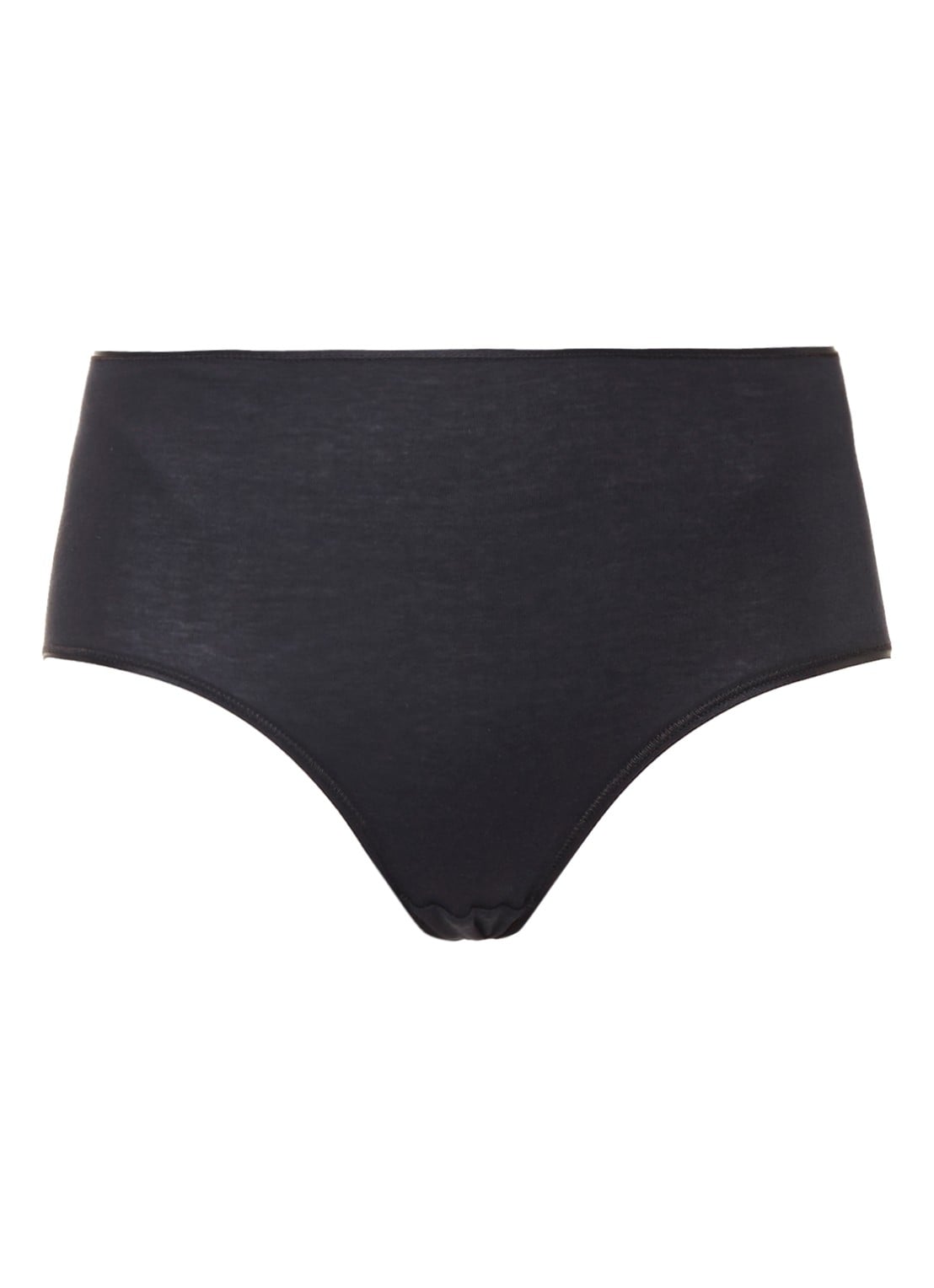 Hanro Naadloze maxi slip - voorkant zwart