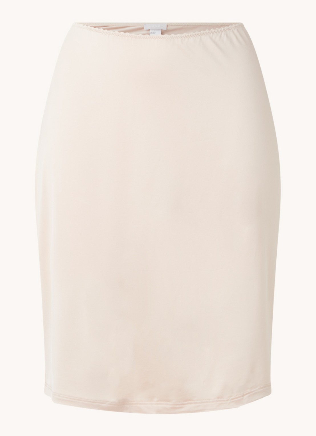 Hanro Satin Deluxe onderrok - voorkant 2 beige