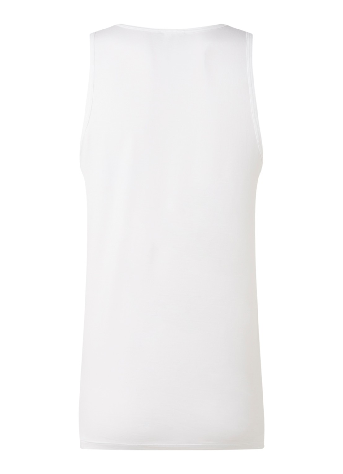 Hanro Singlet van katoen - achterkant wit