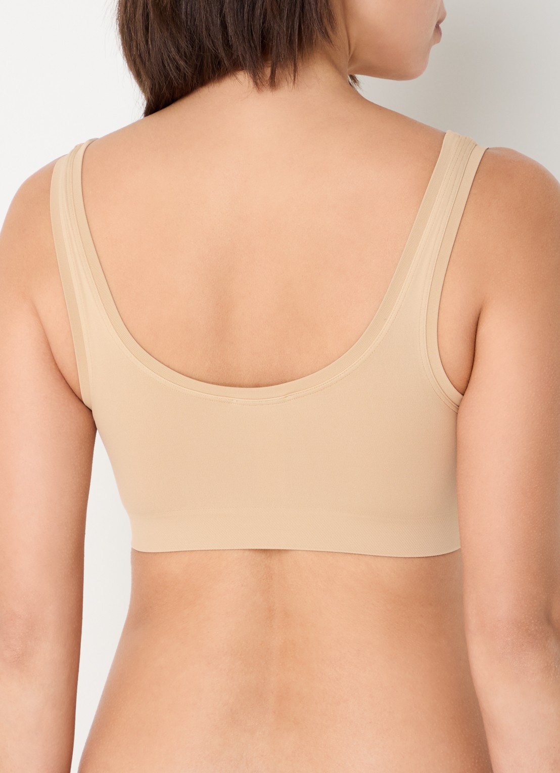 Hanro Touch Feeling bralette - achterkant 2 beige