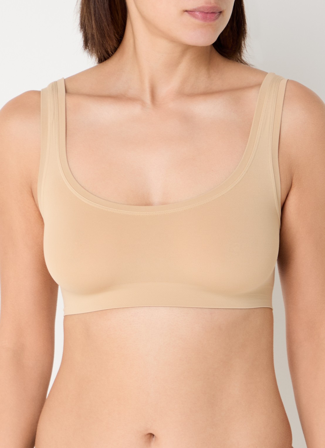 Hanro Touch Feeling bralette - detail 3 beige