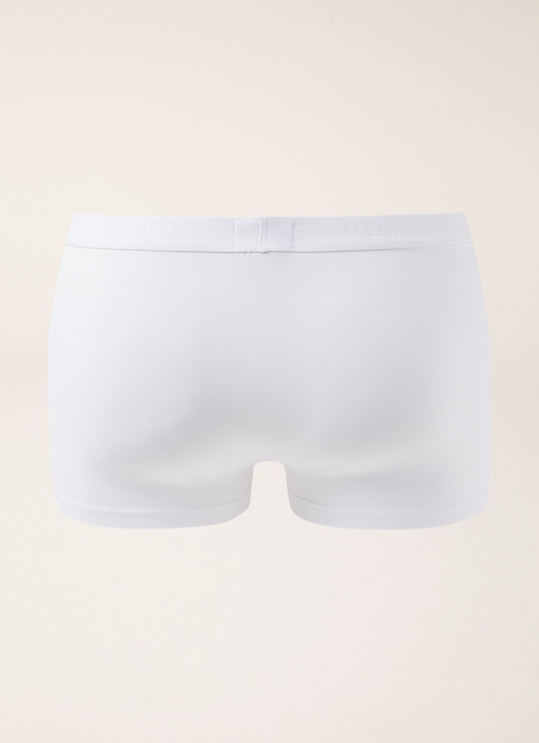 Hanro Trunk Micro Touch boxershort in uni - achterkant wit