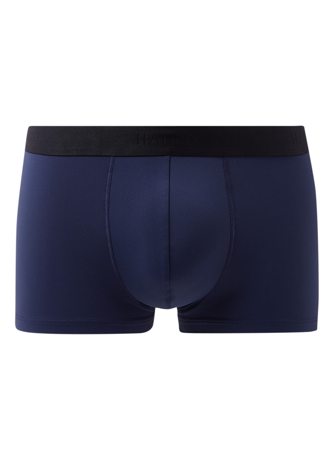 Hanro Trunk Micro Touch boxershort in uni - voorkant 2 blauw