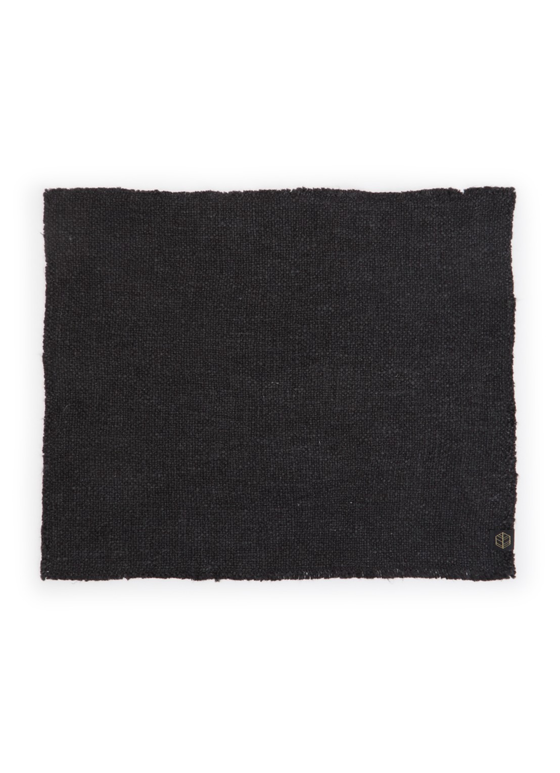 Haomy California placemat 35 x 45 cm  - voorkant zwart