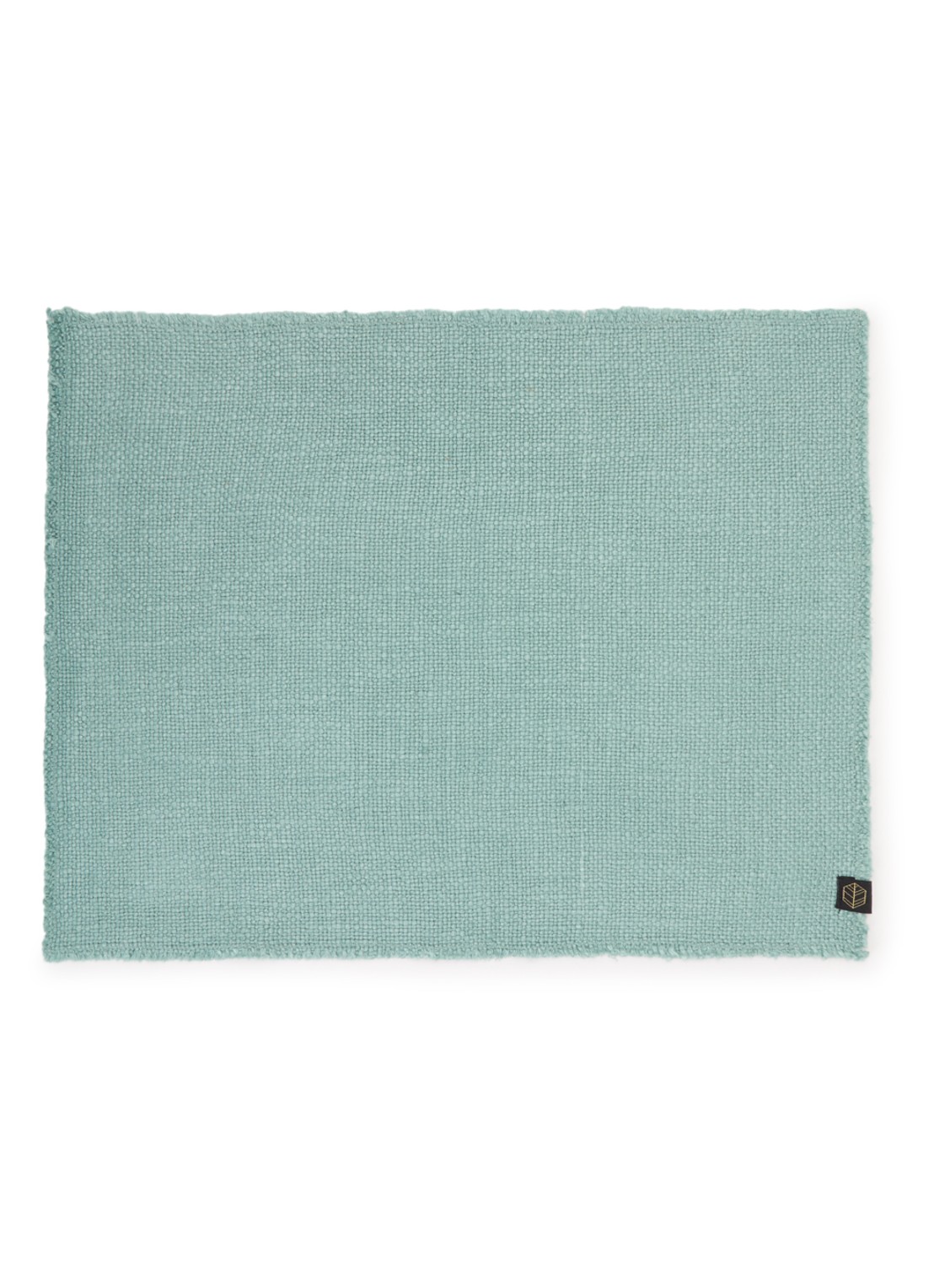 Haomy California placemat 35 x 45 cm - voorkant zeegroen