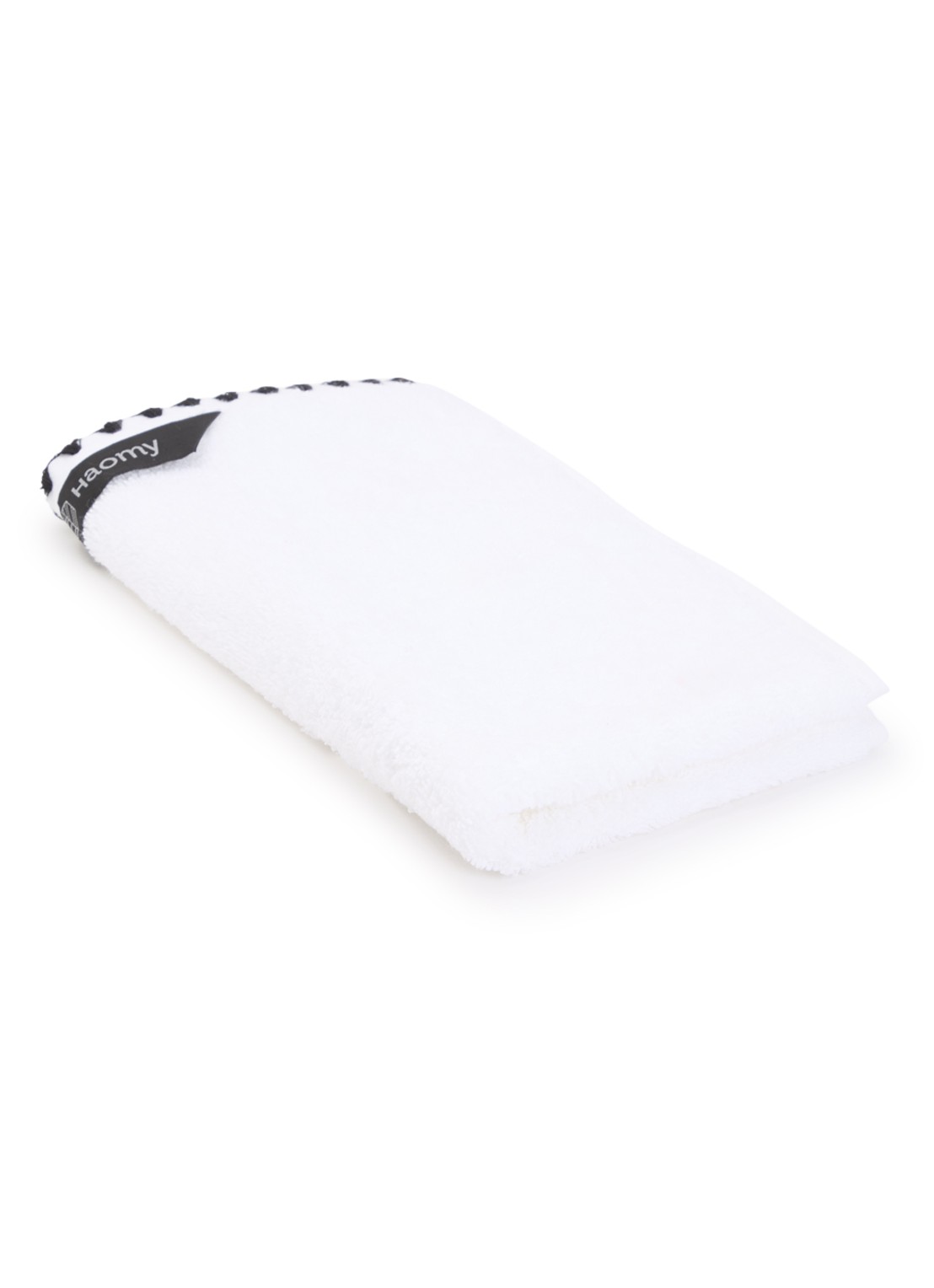Haomy Issey gastendoek 30 x 50 cm - voorkant wit