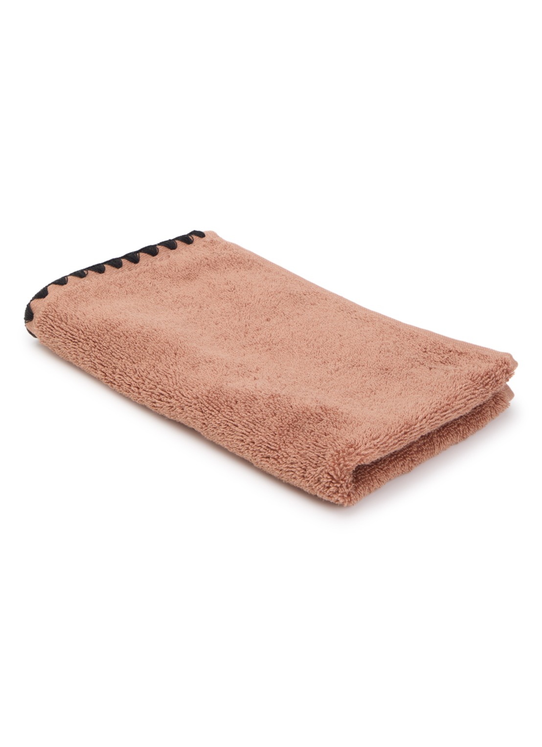 Haomy Issey mini gastendoek 30 x 50 cm  - voorkant roestbruin
