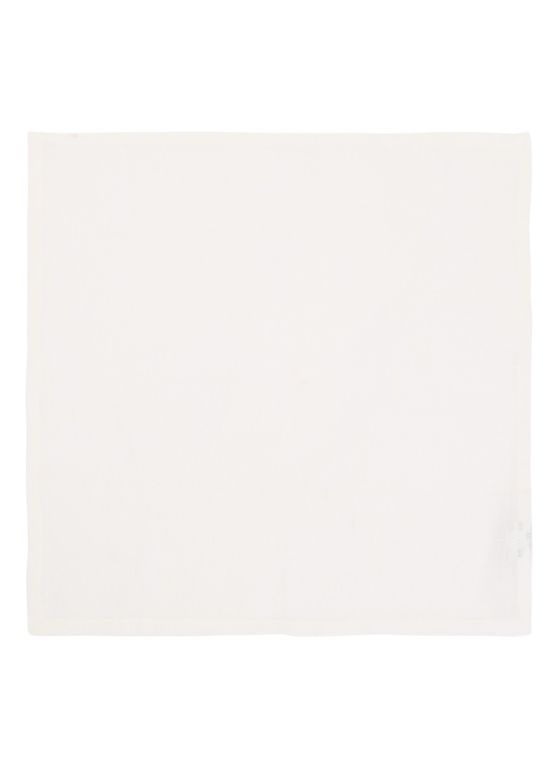 Haomy Pise servet 40 x 40 cm  - voorkant wit