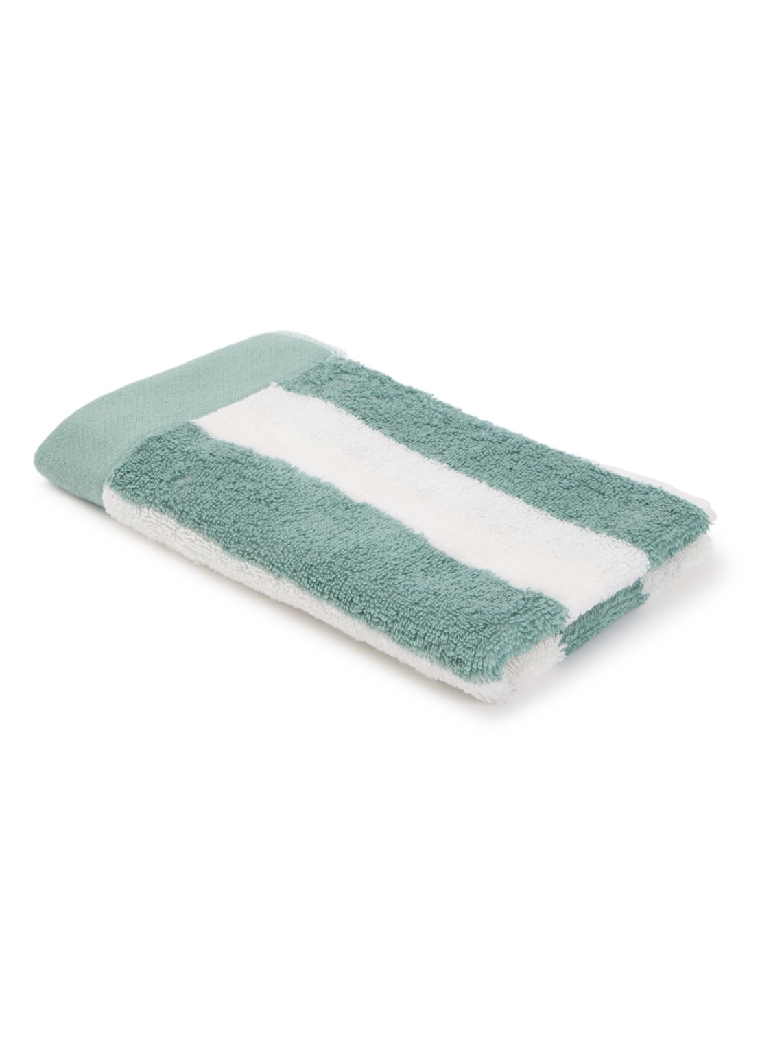 Haomy Santorini mini gastendoek 30 x 50 cm  - voorkant blauwgrijs
