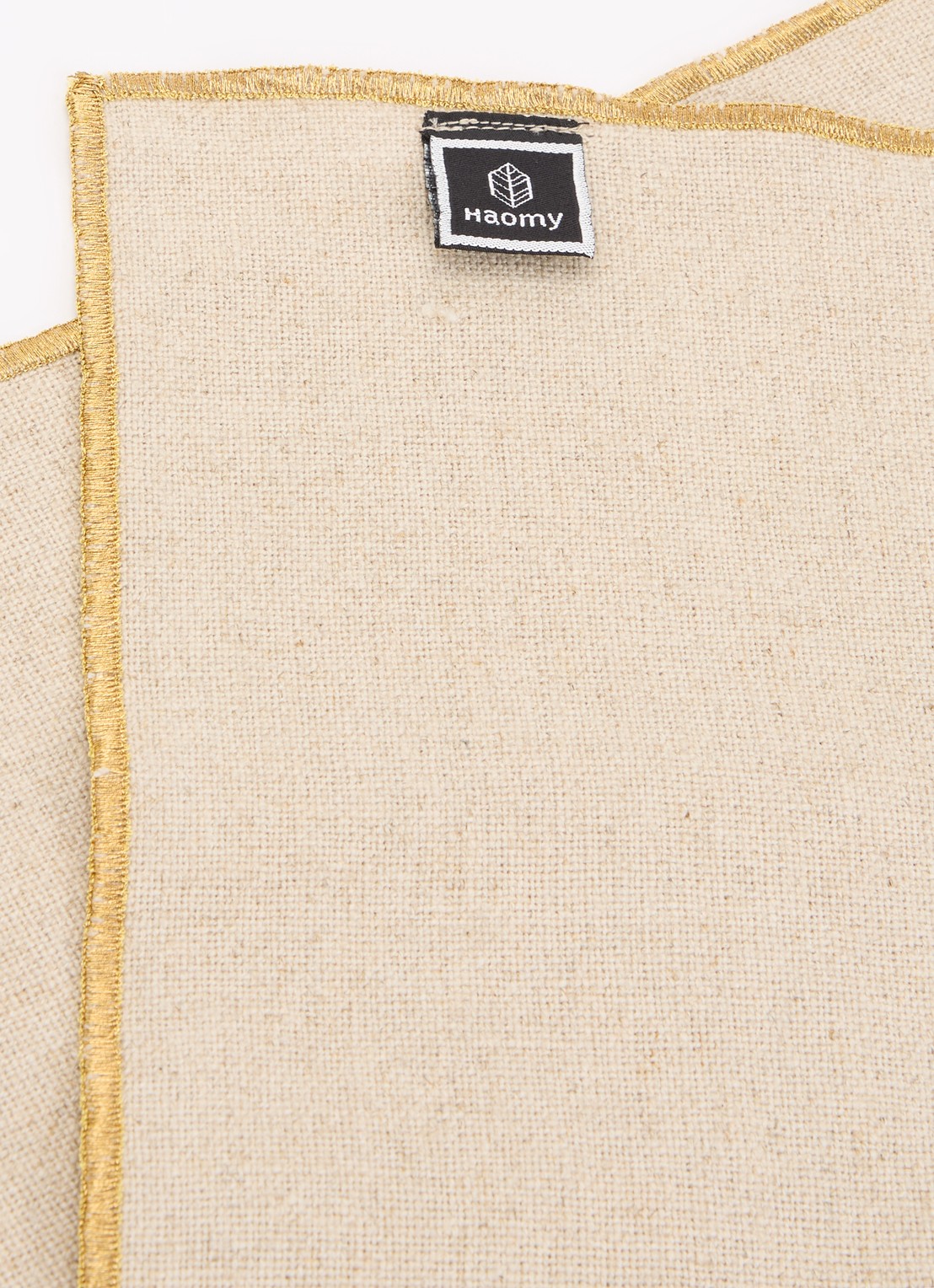 Haomy Verone placemat 35 x 45 cm  - voorkant 2 beige