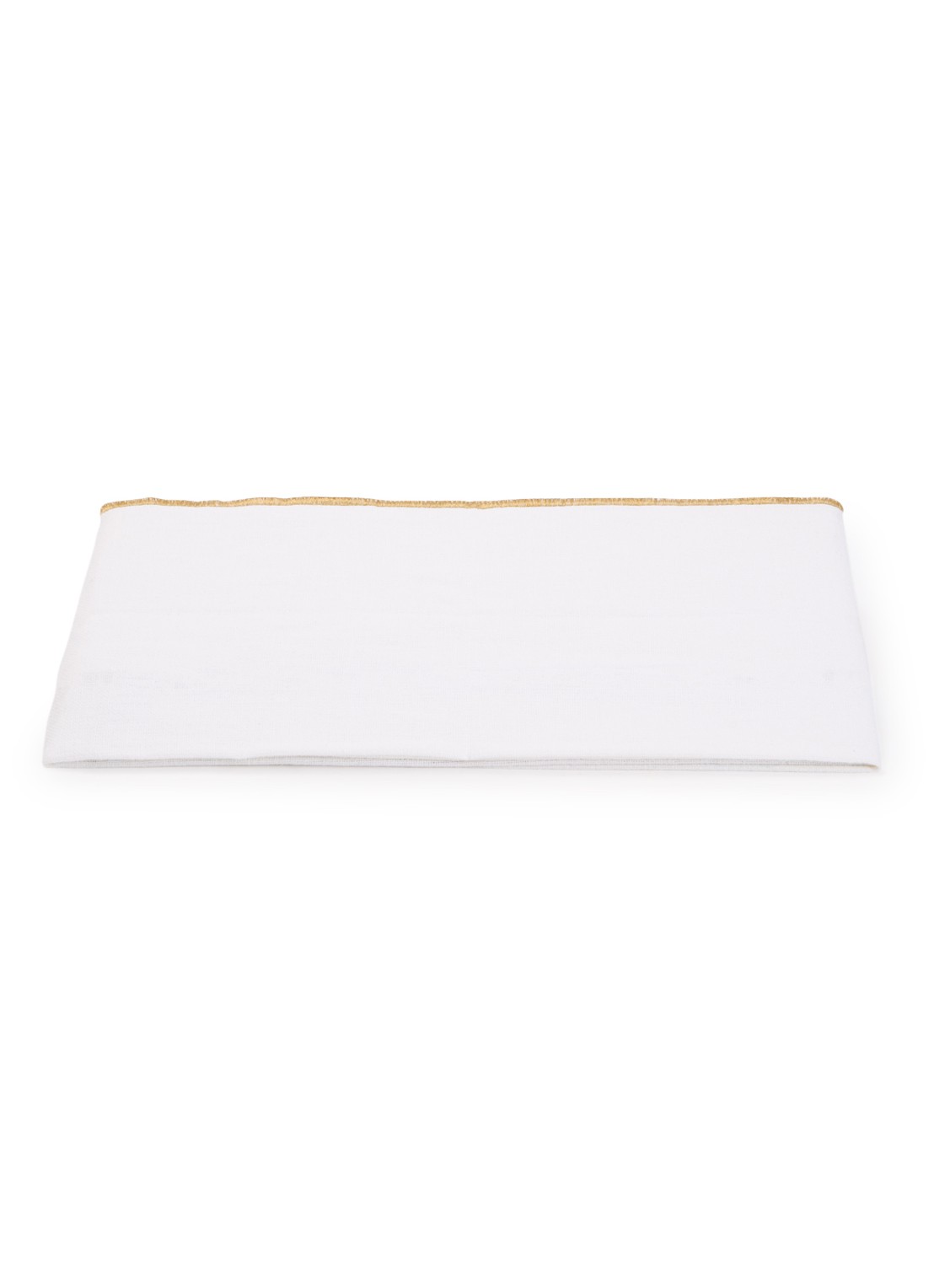 Haomy Verone tafelloper 48 x 160 cm - voorkant wit
