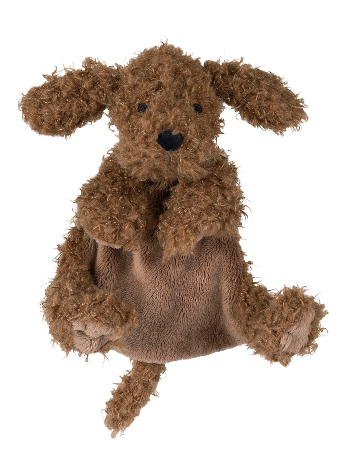 Happy Horse Labradoodle Larry knuffeldoekje 23 cm - voorkant bruin
