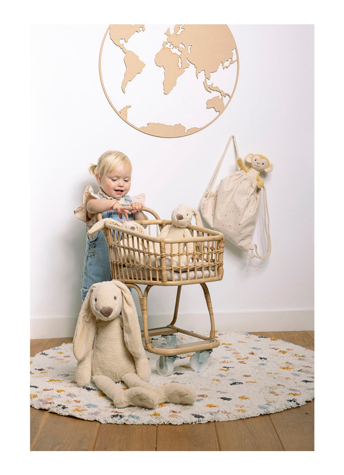 Happy Horse Rabbit Richie knuffel 38 cm - detail 3 ivoor