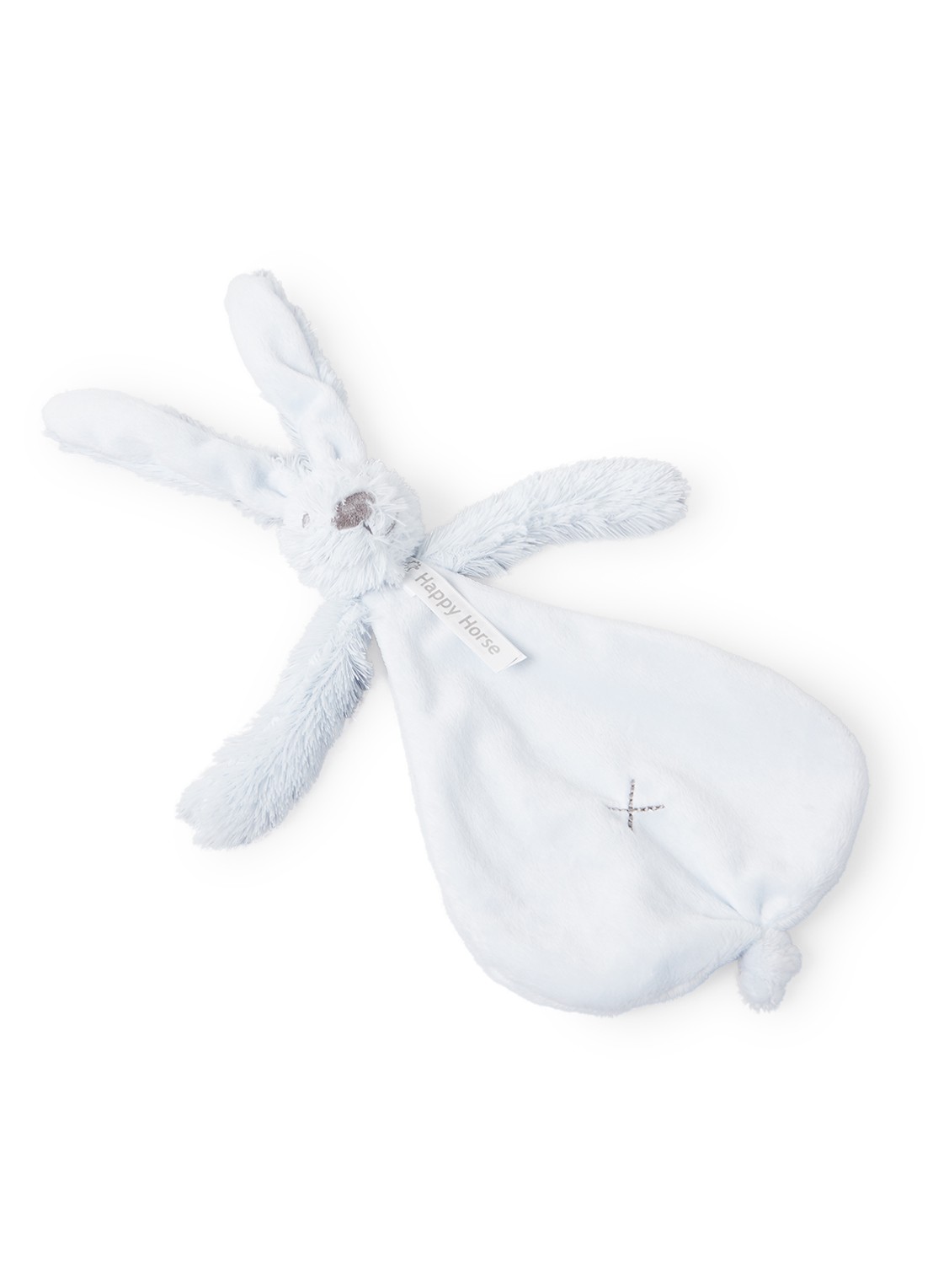 Happy Horse Rabbit Richie knuffeldoekje 32 cm - voorkant lichtblauw
