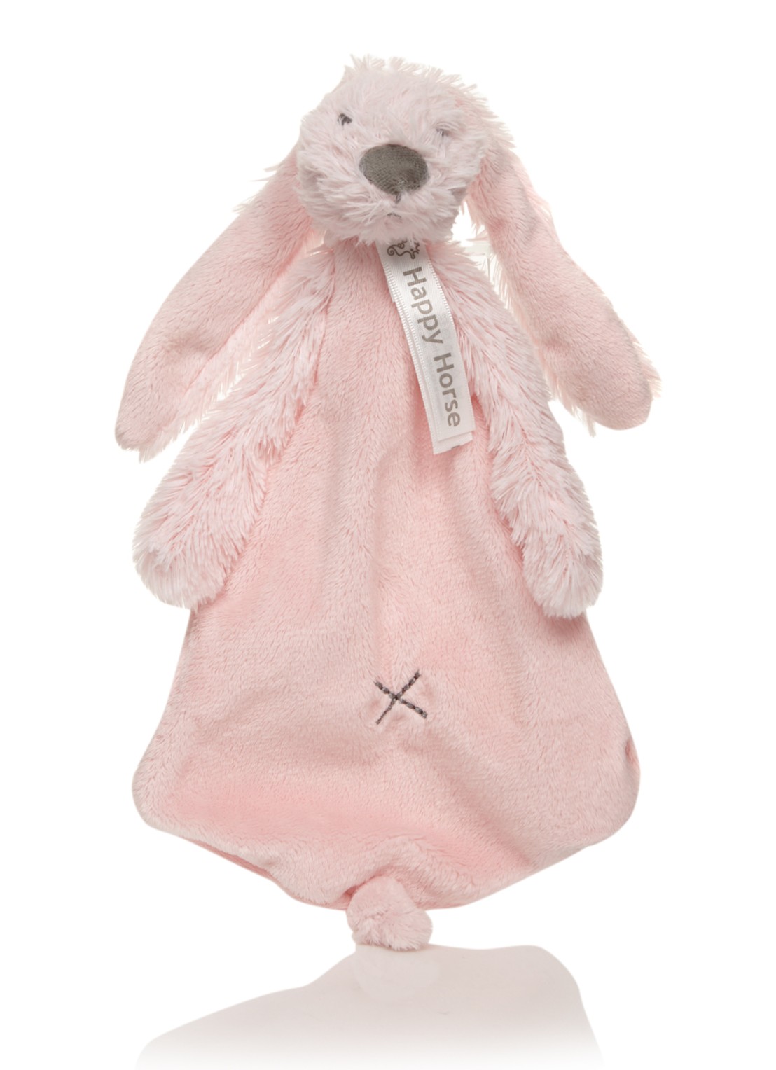Happy Horse Roze knuffeldoekje Richie Tuttle 26 cm - voorkant lichtroze
