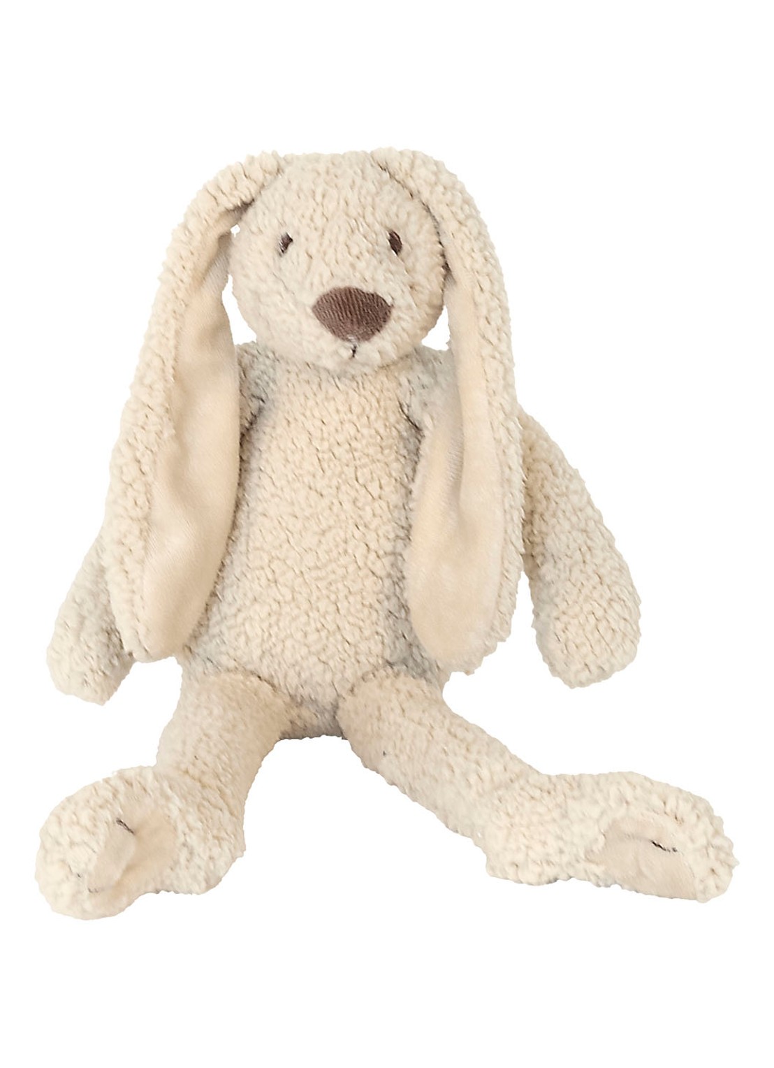 Happy Horse Tiny  Rabbit Richie knuffeldoekje 28 cm - voorkant ivoor
