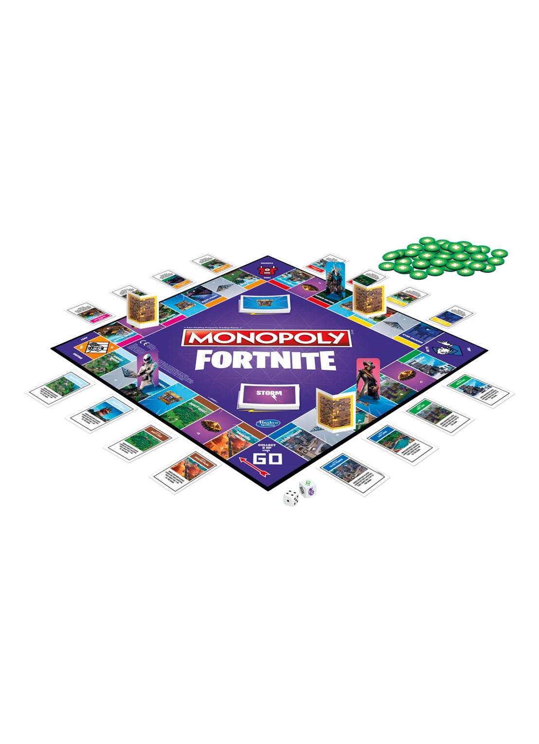 Hasbro MONOPOLY Fortnite (ENG/NL) - voorkant 2 multicolor