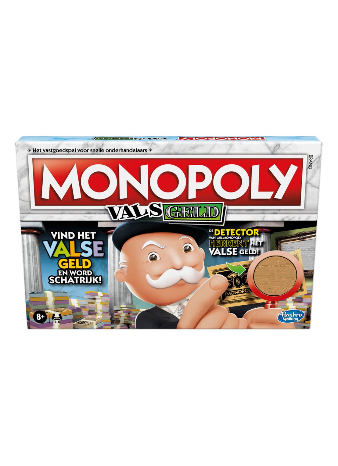 Hasbro Monopoly Vals Geld bordspel - voorkant undefined